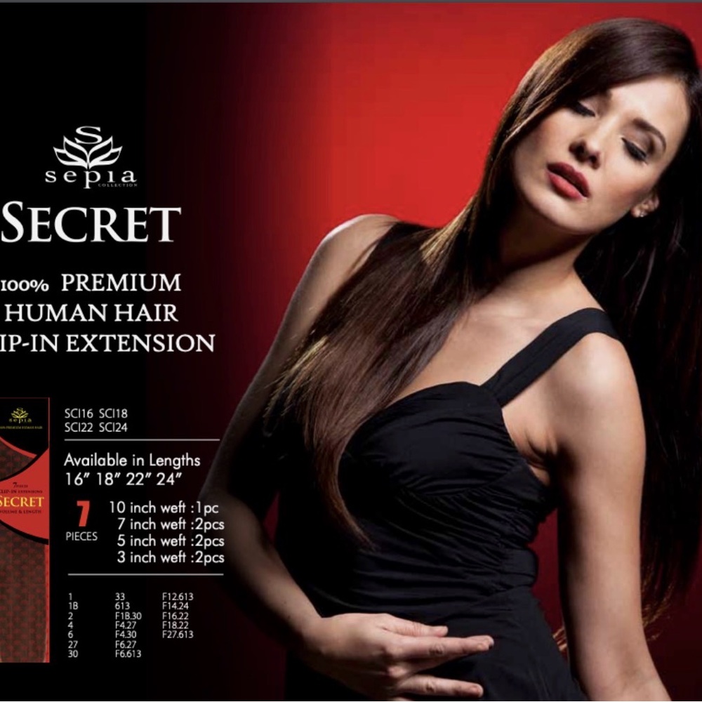 Premium Brown Clip-In Hair Extensions
